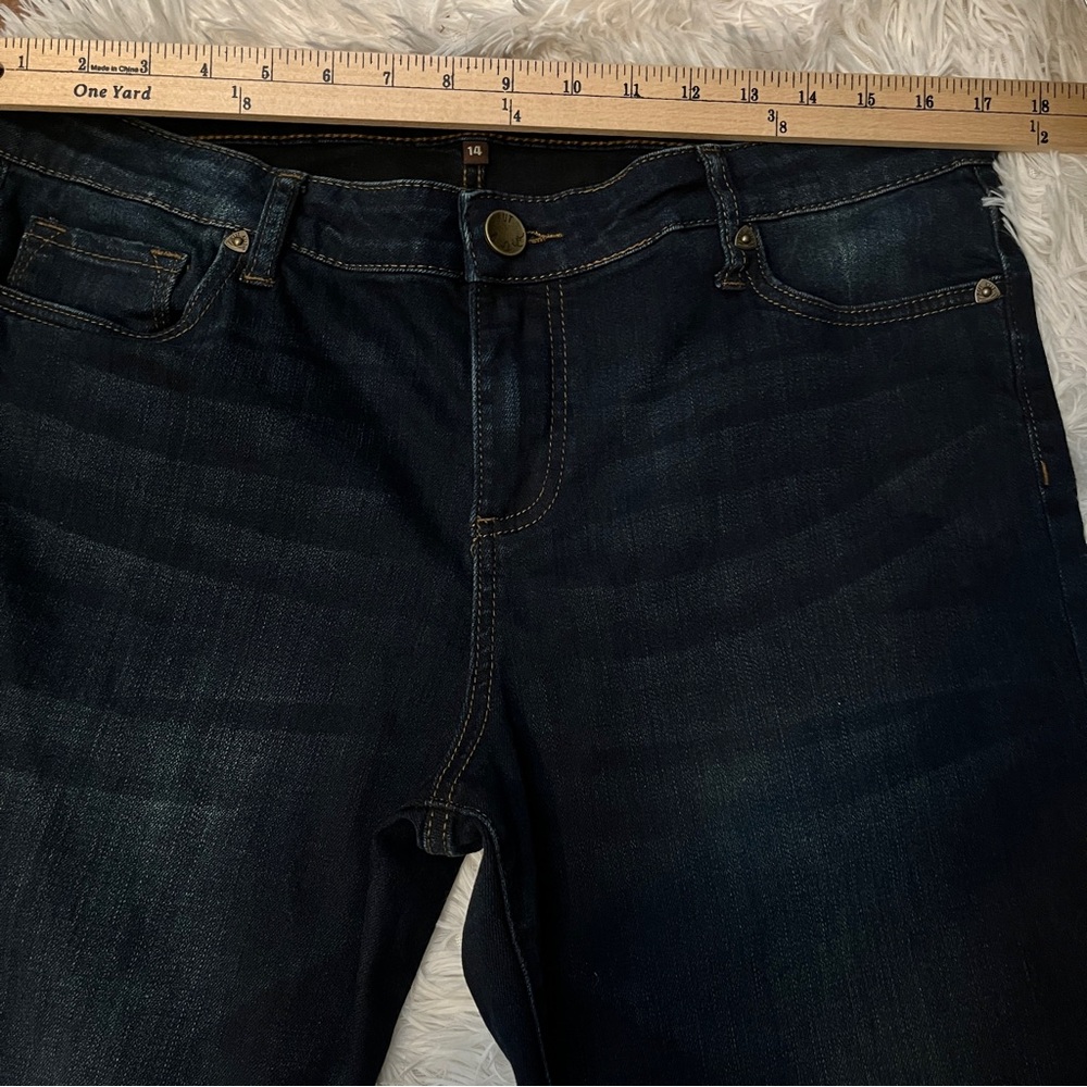 Kut from the Kloth Dark Blue Boyfriend Jeans - Picture 9 of 14